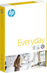 HP Printer Paper, Everyday A4 Paper, 210x297mm, 75gsm, 1 Ream, 500 Sheets - FSC Certified Copy Paper